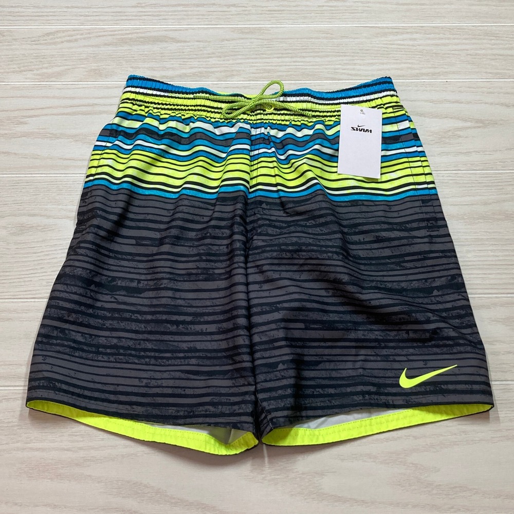 Nike Men's Oxidized Stripe Breaker Volley 6" Swim Trunks Shorts Size Small 28"